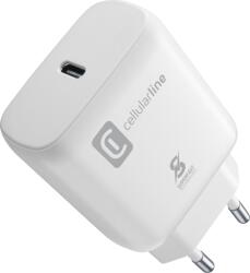 Sourcing Cellularline ACHSMUSBCPD25WW mobiltelefon töltő Univerzális Fehér Váltakozó áram Beltéri (ACHSMUSBCPD25WW) (ACHSMUSBCPD25WW)