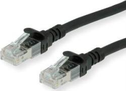 Roline 21.15. 2986 RJ45 Hálózati kábel, patchkábel CAT 6A U/UTP 0.30 m Fekete Árnyékolatlan, Halogénmentes, Lángálló 1 db (JAB-3433648) (JAB-3433648)