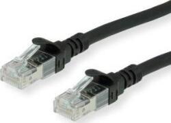 Roline 21.15. 2975 RJ45 Hálózati kábel, patchkábel CAT 6A S/FTP 0.30 m Fekete Kettős árnyékolás, Halogénmentes, Lángálló 1 db (JAB-3372751) (JAB-3372751)