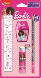 MAPED BB Írószer készlet, 4 darabos, MAPED Barbie