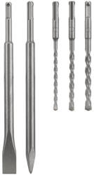 AEG Kőzetfúró és vésőszár készlet SDS-plus (5 részes) (4932480167)