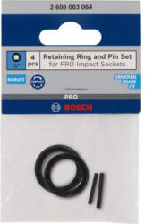 Bosch PRO Rögzítőgyűrű és tüske 1/4" dugókulcsokhoz (2608003064)