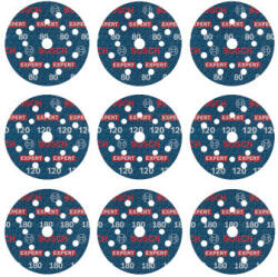 Bosch EXPERT O780 Foil Tépőzáras csiszolótárcsa készlet 9 részes 125 mm kerámiaszemcsés (2608902407)