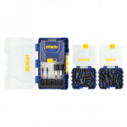IRWIN TOOLS Bithegy készlet 44 részes (T20, T30 x 25mm x 20db + T20 x 57mm x 2db, + 2db bithegytartó (IW6061622) - szerszamplaza