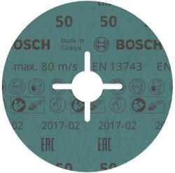 Bosch PRO Fíbertárcsa inoxhoz 125 x 22, 2 mm / P50 kerámia csemcsés (2608621611)