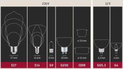 Paulmann 28952 LED E27 Izzólámpa forma 5 W arany (Ø x Ma) 60 mm x 106 mm 1 db (PL28952) (PL28952)
