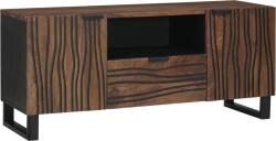 vidaXL TV Szekrény 105x33.5x46 cm Tömör Mangó Fa (4018022)