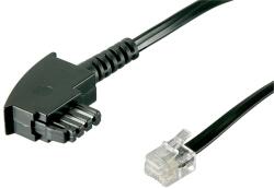 Goobay 50941 TAE-F Kábel 3 m - Fekete (50941) (50941)