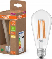 OSRAM 4099854235634 LED EEK A (A - G) E27 Rúd forma 3.8 W = 60 W Melegfehér (Ø x Ma) 64 mm x 64 mm 1 db (4099854235634) (4099854235634)