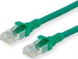 Roline 21.15. 2954 RJ45 Hálózati kábel, patchkábel CAT 6 S/FTP 0.30 m Zöld Kettős árnyékolás, Halogénmentes, Lángálló 1 db (JAB-3433635) (JAB-3433635)