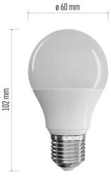 EMOS A60 / E27 / 7, 2 W (60 W) / 806 lm / természetes fehér LED izzó ZQ5145