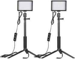 NEEWER ZC-10S készlet két LED lámpa + szűrők + állványok (B07T8FBZC2) - kamerapro