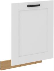 TEMPO KONDELA Uşă pentru maşină de spălat vase, albă/stejar artizan, LULA ZM 713x596