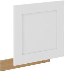 TEMPO KONDELA Uşă pentru maşină de spălat vase, albă/stejar artizan, LULA ZM 570x596