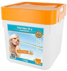 Steinbach Steinbach Aquacorrect Total Blue 3in1 Klórtabletta 5kg (20g Tabletták) - Többfunkciós Medencefertőtlenítő Algásodásgátlóval és Pelyhesítő Hatással, Kristálytiszta Vízhez (150055)