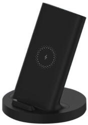 Univerzális vezeték nélküli töltő állomás, Qi Wireless, 20W, asztali tartó, USB Type-C aljzat, gyorstöltő, Xiaomi, fekete, gyári
