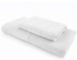  Set de prosoape CARRARA 1buc 60x100 cm si 1buc 40x55 cm 100% bumbac, alb Prosop
