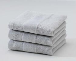 CARRARA törölköző szett 30x30 cm világosszürke 100% pamut, 3 db