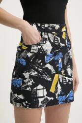 Moschino Jeans szoknya fekete, mini, egyenes, 0116 3241 - fekete 36