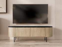  TV-állvány Comfivo Livtena 102 (Fekete márvány + Fekete)