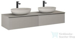 AREZZO design MONTEREY 160 cm-es alsószekrény 2 fiókkal matt bézs színben AR-169476 (AR-169476)