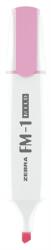 Zebra Szövegkiemelő ZEBRA FM-1 Highlighter PRÉMIUM 2-5mm, mild pasztell Pink