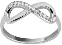 Heratis Forever Fehérarany gyűrű cirkóniákkal Infinity 2 IZ15992AHR