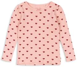 Konges Sløjd gyerek pamut hosszú ujjú felső MINNIE BLOUSE GOTS rózsaszín, KS102583 - rózsaszín 104