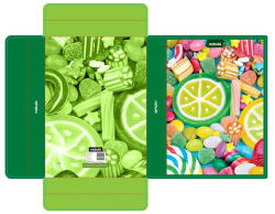 Füzetbox NEBULO A/4 hullámkarton Candy (HB-A4-CANDY)
