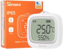 SONOFF SNZB-02WD Zigbee 3.0 vezeték nélküli, LCD kijelzős, IP65 kültéri hőmérő