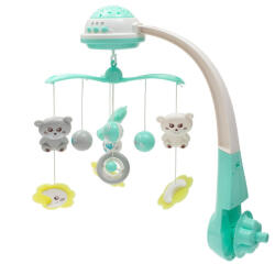 Baby Mix zenélő forgó éjszakai fénnyel-Menta