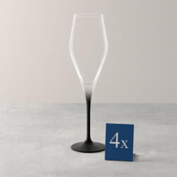 Villeroy & Boch Manufacture Rock pezsgőspohár 4 db 252mm (1137988131)