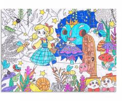 Tookyland Színező puzzle Titkos kert 100 db