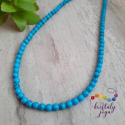 Kristály Jóga Shop Rekonstruált türkiz 4 mm-es gyöngysor