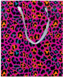 Mintás Neon ajándéktasak, ajándékzacskó 18x10x23 cm (CCG100162C)