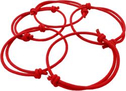 MyVanilla Ásvány ?Vörös Kabbala Védelem karkötő - 3 mm-es spirituális erő 3+2 db-os csomagban