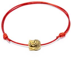 MyVanilla Ásvány Kabbala karkötő arany színű Buddha fejjel