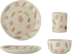 Bloomingville Vase pentru copii Sweets bej 4 el (82062684) Set pentru masa bebelusi