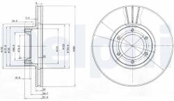 DELPHI Disc frana DELPHI BG3553 (BG3553) - fixbox