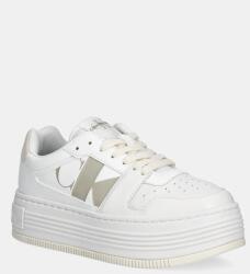 Calvin Klein sportcipő BOLD FLATF LOW LACEUP MIX NBS - fehér Női 40