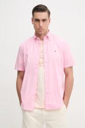 Tommy Hilfiger pamut ing férfi, galléros, rózsaszín, regular, MW0MW37584 - rózsaszín L