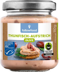 Followfish Crema de ton cu masline bio, 110 g