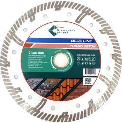 CRIANO Disc DiamantatExpert TURBO Segmentat pt. Beton Ranforsat Usor, Materiale de constructii 180x25, 4/22.23(ring) (mm) taiere uscata sau umeda, Blue Line Profesional - DXQZ. BTTC. 180.25-22 (DXQZ.BTTC.180 Disc de taiere