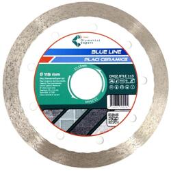 CRIANO Disc DiamantatExpert pt. Ceramica, Gresie Portelanata de Duritate Medie, Placi 115x22.23 (mm) taiere uscata sau umeda, Blue Line Profesional - DXQZ. BTLE. 115 (DXQZ.BTLE.115) - criano Disc de taiere