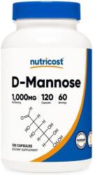 Nutricost D-Mannose, 1000 mg, 120 капсули, Nutricost (57277 (163101) NC)