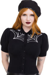 KILLSTAR Дамски пуловер KILLSTAR - Cobweb Sally - Black/White - KSRA013150