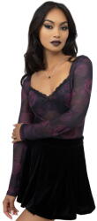 KILLSTAR Дамско боди KILLSTAR - Petalshade - Black/Pink - KSRA012967