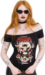 KILLSTAR Дамска тениска (топ) KILLSTAR - Mistress Mistery Bardot - Black - KSRA013169