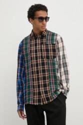 Desigual pamut ing TED férfi, galléros, relaxed, 24WMCW21 - többszínű M