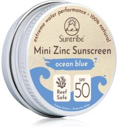 Suntribe Mini Zinc Sunscreen ásványi védőkrém arcra és testre SPF 50 Ocean Blue 15 g
